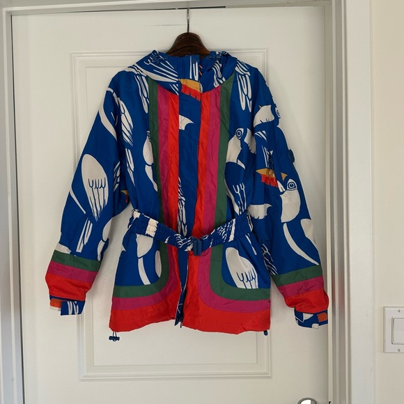 Farm Rio Blue Toucans Ski Jacket - Picture 5 of 11